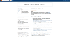 Desktop Screenshot of brincandocomfacas.blogspot.com