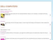 Tablet Screenshot of latestdellcomputers.blogspot.com