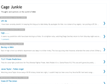 Tablet Screenshot of cagejunkie.blogspot.com