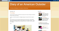 Desktop Screenshot of diaryofanamericanoutsider.blogspot.com