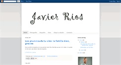 Desktop Screenshot of blogjavierrios.blogspot.com