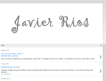 Tablet Screenshot of blogjavierrios.blogspot.com