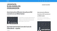 Desktop Screenshot of javaface-elblogdelprogramador.blogspot.com