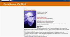 Desktop Screenshot of davidlestercv.blogspot.com