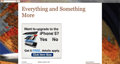 Desktop Screenshot of everythingandsomethingmore.blogspot.com