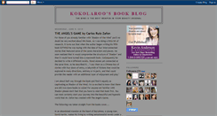 Desktop Screenshot of kokolaroosbookblog.blogspot.com