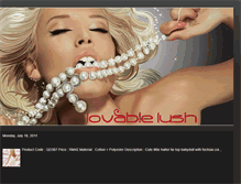 Tablet Screenshot of lovable-lush.blogspot.com