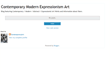 Tablet Screenshot of contemporarymodernart.blogspot.com