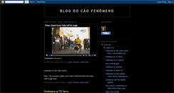 Desktop Screenshot of caofenomeno.blogspot.com