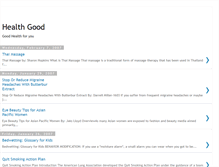 Tablet Screenshot of healthgood.blogspot.com