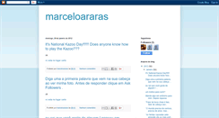 Desktop Screenshot of marceloararas.blogspot.com