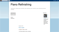 Desktop Screenshot of piano-refinishing.blogspot.com