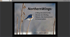 Desktop Screenshot of northernwingsbirder.blogspot.com