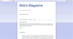 Desktop Screenshot of bobsmagazine.blogspot.com