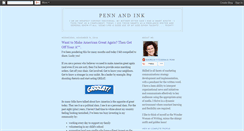Desktop Screenshot of pennandink.blogspot.com