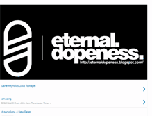 Tablet Screenshot of eternaldopeness.blogspot.com