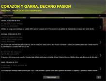 Tablet Screenshot of corazonygarra.blogspot.com