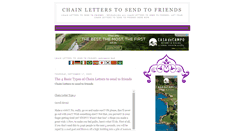 Desktop Screenshot of chain-letters-to-send-to-friends.blogspot.com