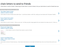 Tablet Screenshot of chain-letters-to-send-to-friends.blogspot.com