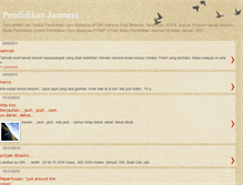 Tablet Screenshot of pendidikanjasmani07.blogspot.com