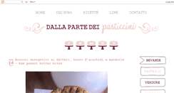 Desktop Screenshot of dallapartedeipasticcini.blogspot.com