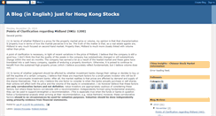 Desktop Screenshot of hkgequities.blogspot.com
