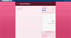 Desktop Screenshot of disneynoticiass.blogspot.com