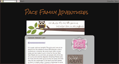 Desktop Screenshot of pacefamilyadventures.blogspot.com