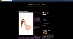 Desktop Screenshot of fashionably-late-megan.blogspot.com