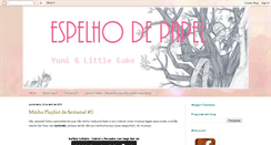 Desktop Screenshot of espelho-de-papel.blogspot.com