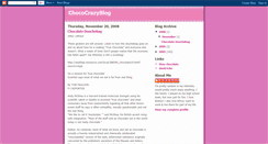 Desktop Screenshot of chococrazyblog.blogspot.com