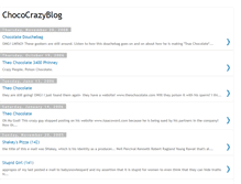 Tablet Screenshot of chococrazyblog.blogspot.com