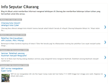 Tablet Screenshot of cikarangbaru.blogspot.com