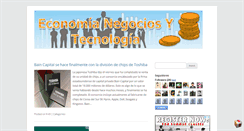 Desktop Screenshot of economianegociosytecnologia.blogspot.com