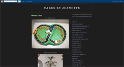 Desktop Screenshot of cakesbyjeanette.blogspot.com