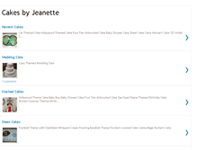 Tablet Screenshot of cakesbyjeanette.blogspot.com