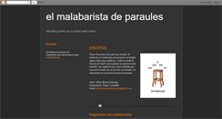 Desktop Screenshot of malabarsdeparaules.blogspot.com