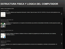 Tablet Screenshot of estructurafisicadelcomputador.blogspot.com