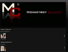 Tablet Screenshot of monkeyboyculprit.blogspot.com