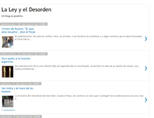 Tablet Screenshot of leyydesorden.blogspot.com