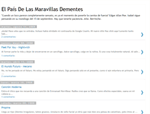 Tablet Screenshot of elpaisdelasmaravillasdementes.blogspot.com
