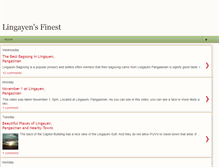 Tablet Screenshot of lingayensfinest.blogspot.com