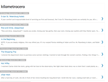 Tablet Screenshot of kilometrocero.blogspot.com