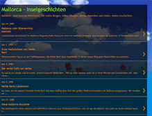 Tablet Screenshot of mallorcageschichten.blogspot.com