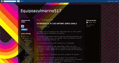 Desktop Screenshot of equipoazulmarino517.blogspot.com