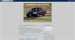 Desktop Screenshot of pacnwracingscene.blogspot.com