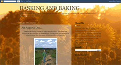 Desktop Screenshot of baskingandbaking.blogspot.com