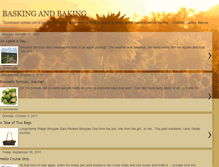 Tablet Screenshot of baskingandbaking.blogspot.com