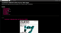 Desktop Screenshot of clubtokyo.blogspot.com