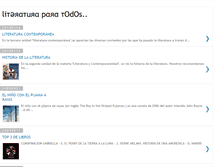 Tablet Screenshot of literatura-literaturaa.blogspot.com